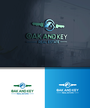 Logo Design by shahalam1957 for Oak and Key Real Estate  | Design: #36070140