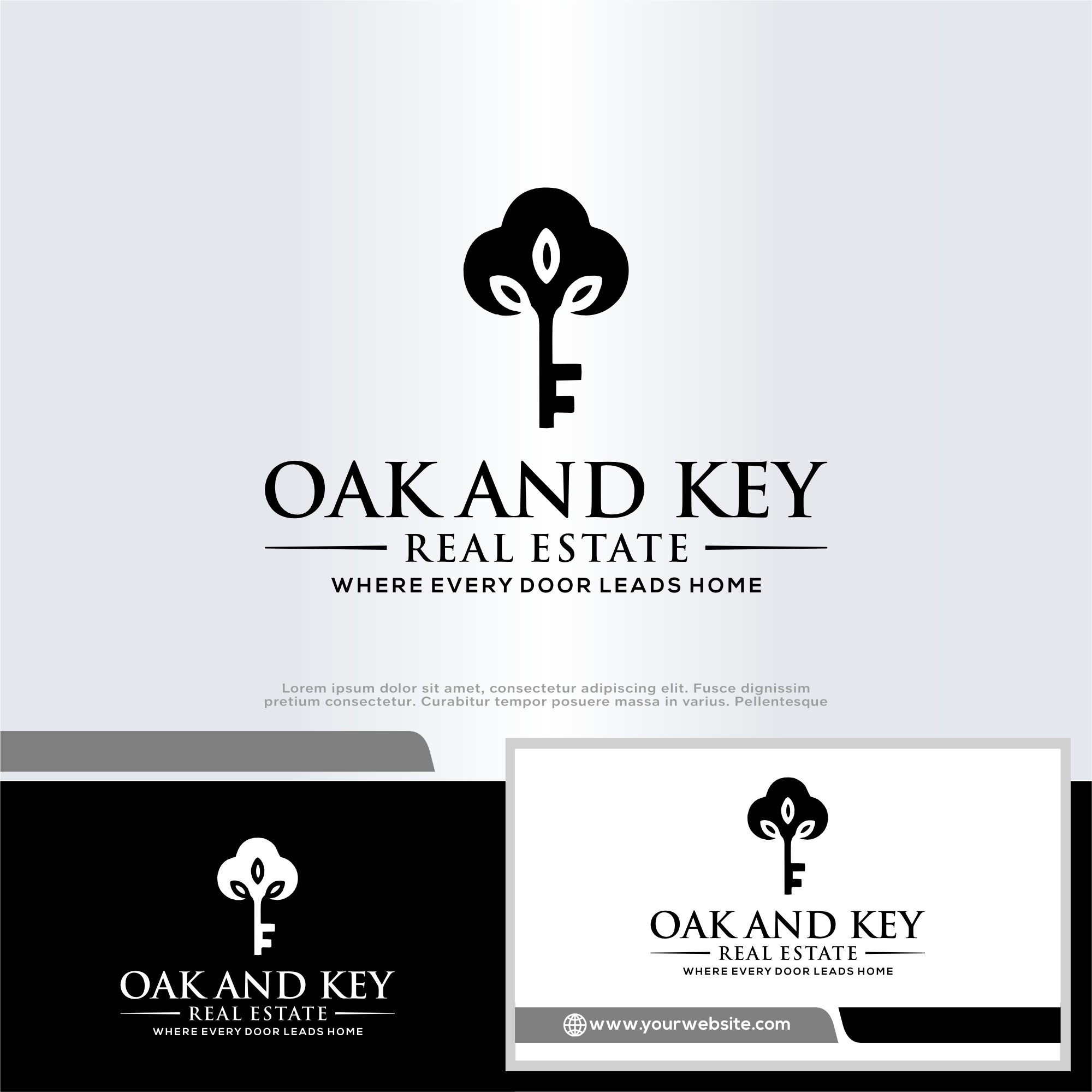 Design de Logo par win it pour Oak and Key Real Estate  | Design #36069125