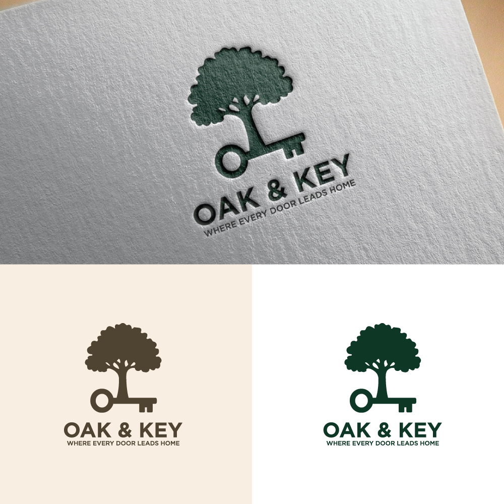 Logo-Design von hajera für Oak and Key Real Estate  | Design #36067608