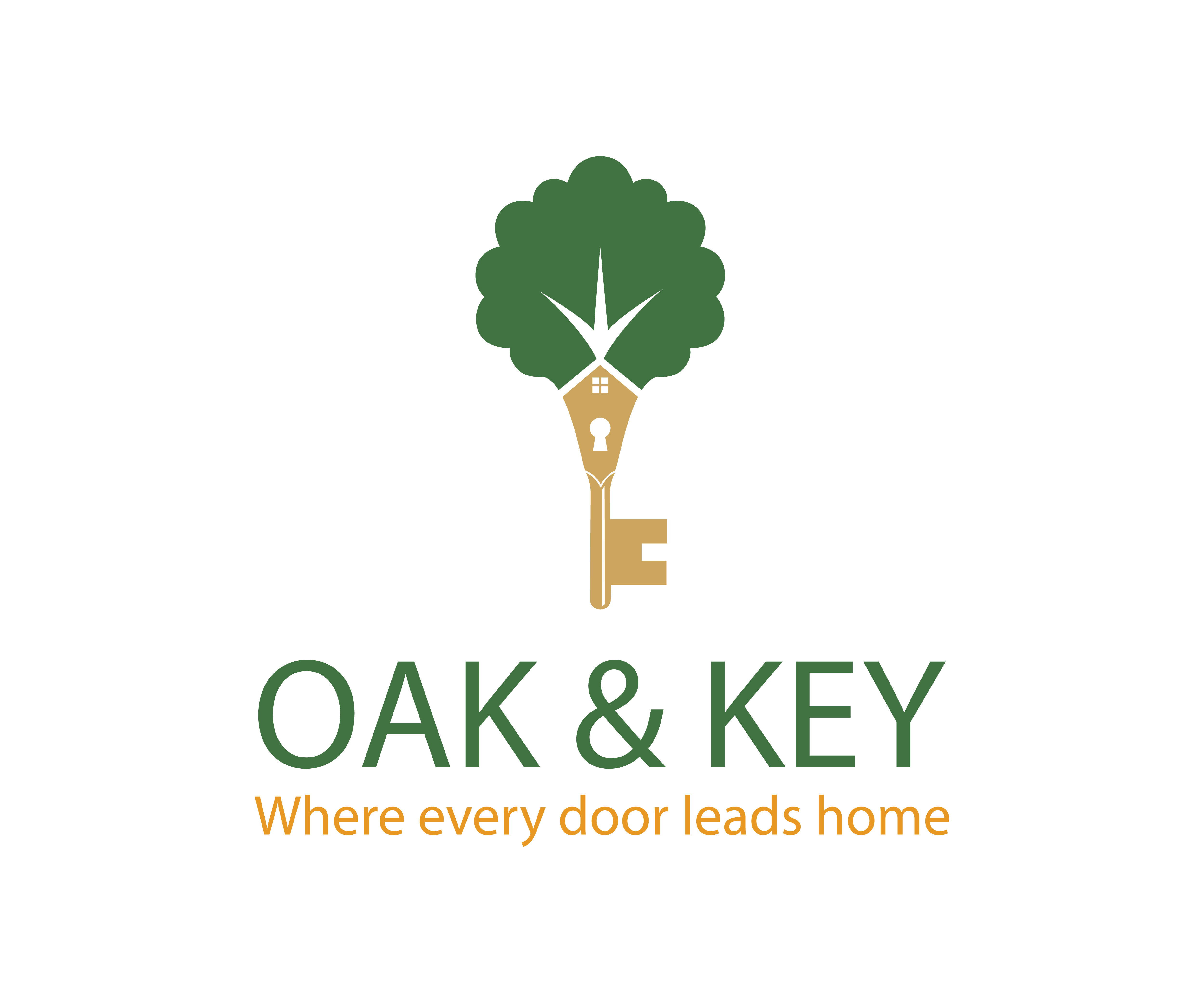 Logo Design by hany 8 for Oak and Key Real Estate  | Design #36073452