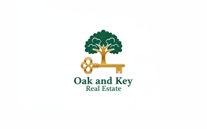 Logo Design by HSL Brain for Oak and Key Real Estate  | Design: #36069626