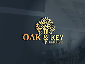 Diseño de Logo por GeekGroup para Oak and Key Real Estate  | Diseño: #36074049