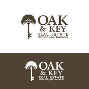 Logo-Design von FEEL_LIFE für Oak and Key Real Estate  | Design: #36066502