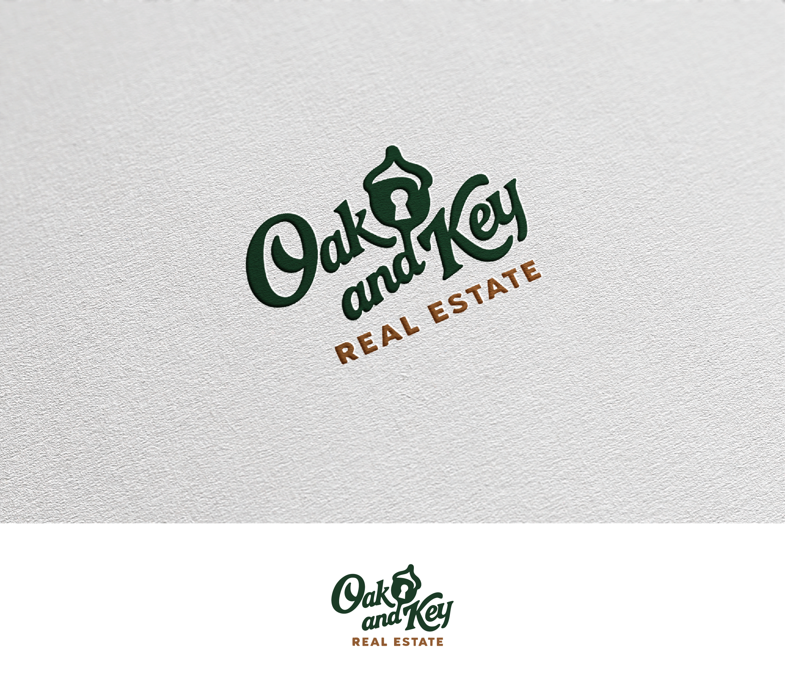 Logo Design by Afsana_Hoque for Oak and Key Real Estate  | Design #36076353
