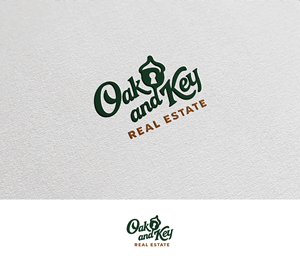 Logo Design by Afsana_Hoque for Oak and Key Real Estate  | Design: #36076353