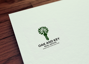 Logo-Design von GraphiqueLab für Oak and Key Real Estate  | Design: #36074282