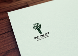Diseño de Logo por GraphiqueLab para Oak and Key Real Estate  | Diseño: #36074283