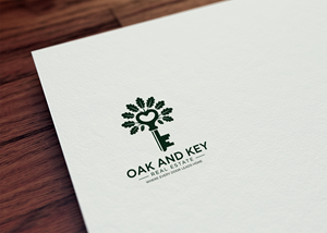 Logo Design by GraphiqueLab for Oak and Key Real Estate  | Design: #36074284