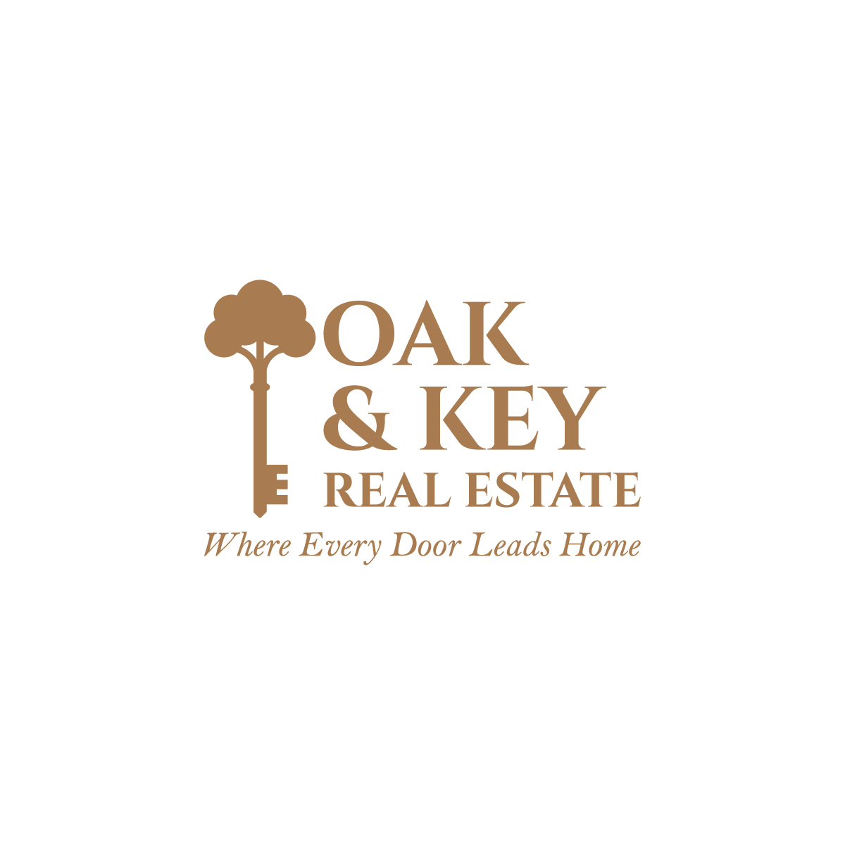 Logo-Design von MST . ANWARA KHATUN für Oak and Key Real Estate  | Design #36073914