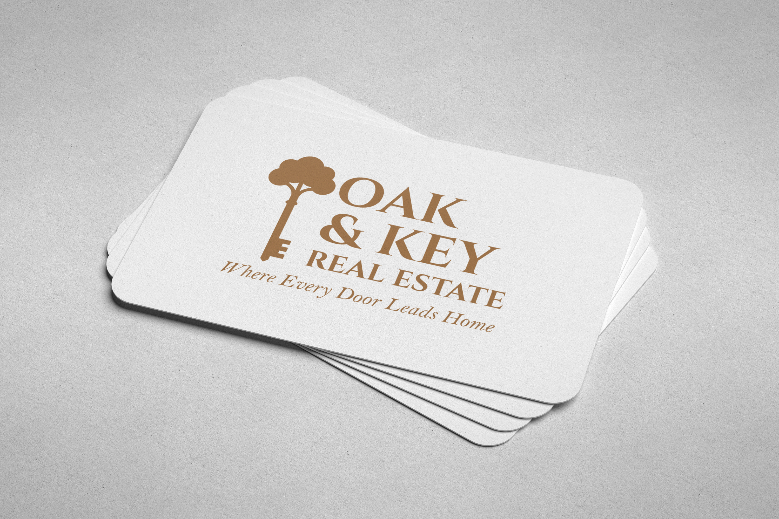 Logo-Design von MST . ANWARA KHATUN für Oak and Key Real Estate  | Design #36073915