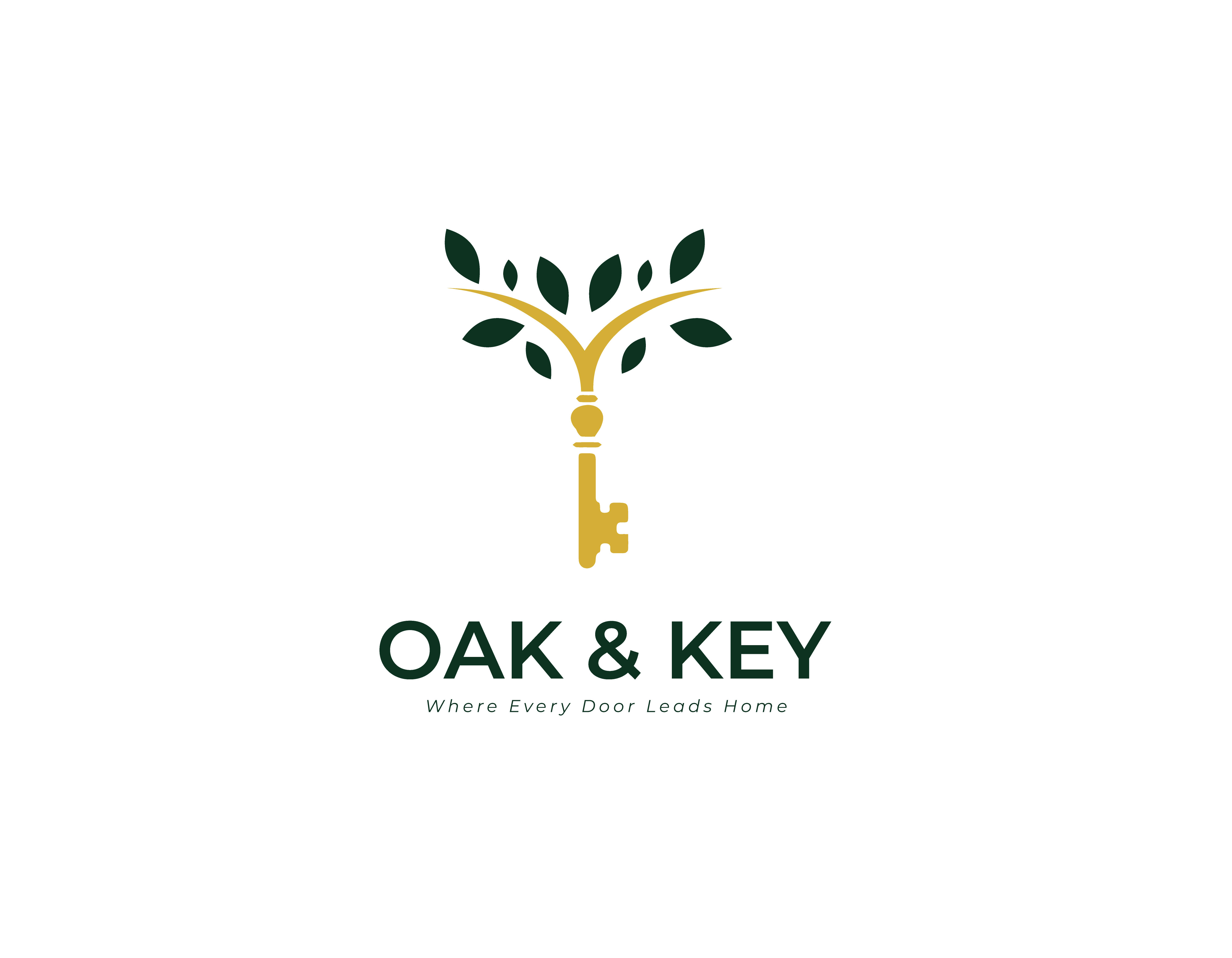 Logo-Design von RobC für Oak and Key Real Estate  | Design #36106514