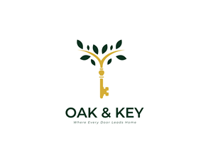 Logo-Design von RobC für Oak and Key Real Estate  | Design: #36106514
