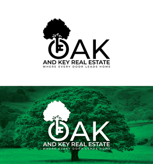 Logo Design by Creatify Lab for Oak and Key Real Estate  | Design: #36065998