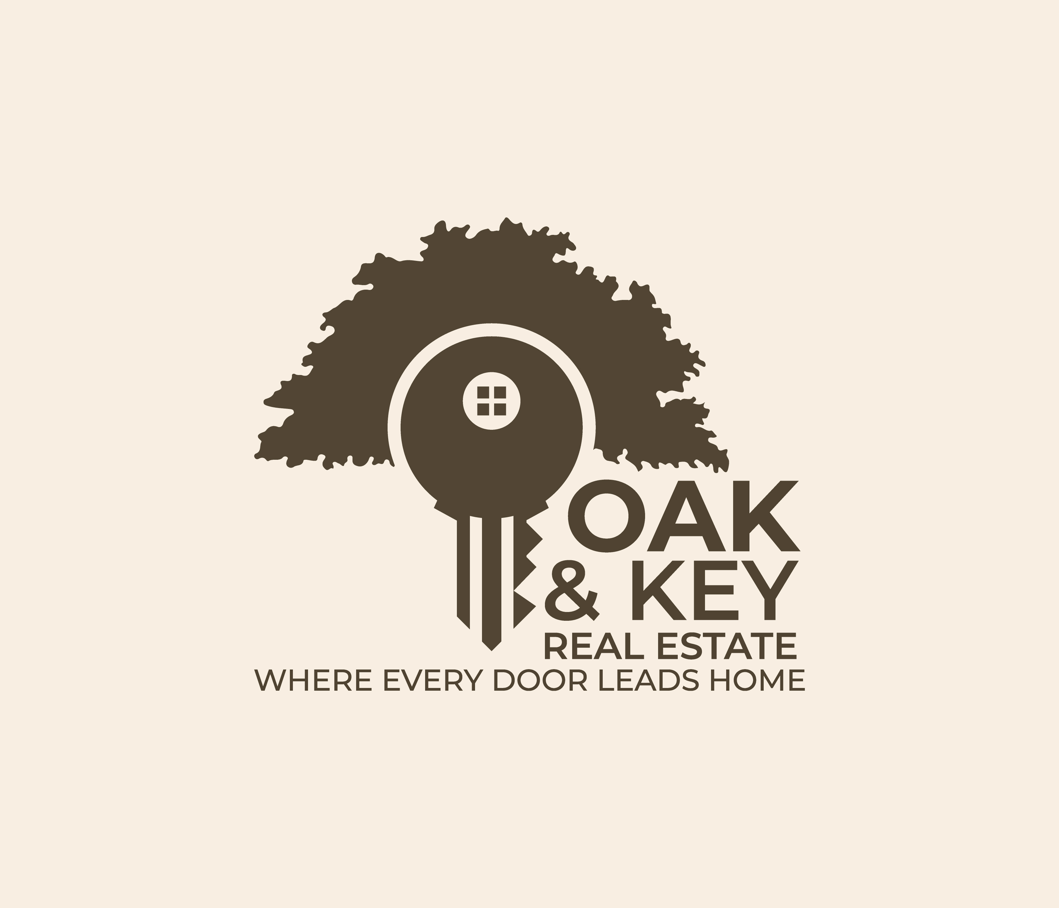 Diseño de Logo por Creatify Lab para Oak and Key Real Estate  | Diseño #36066384