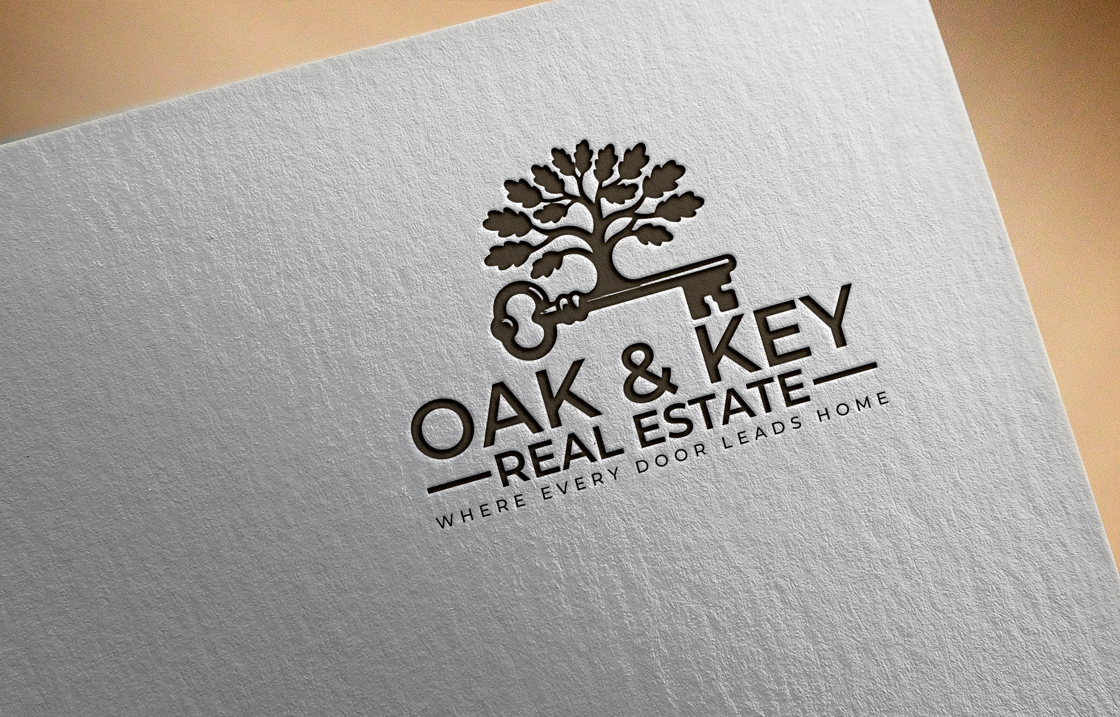 Logo Design by Creatify Lab for Oak and Key Real Estate  | Design #36087481
