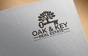 Diseño de Logo por Creatify Lab para Oak and Key Real Estate  | Diseño: #36087481