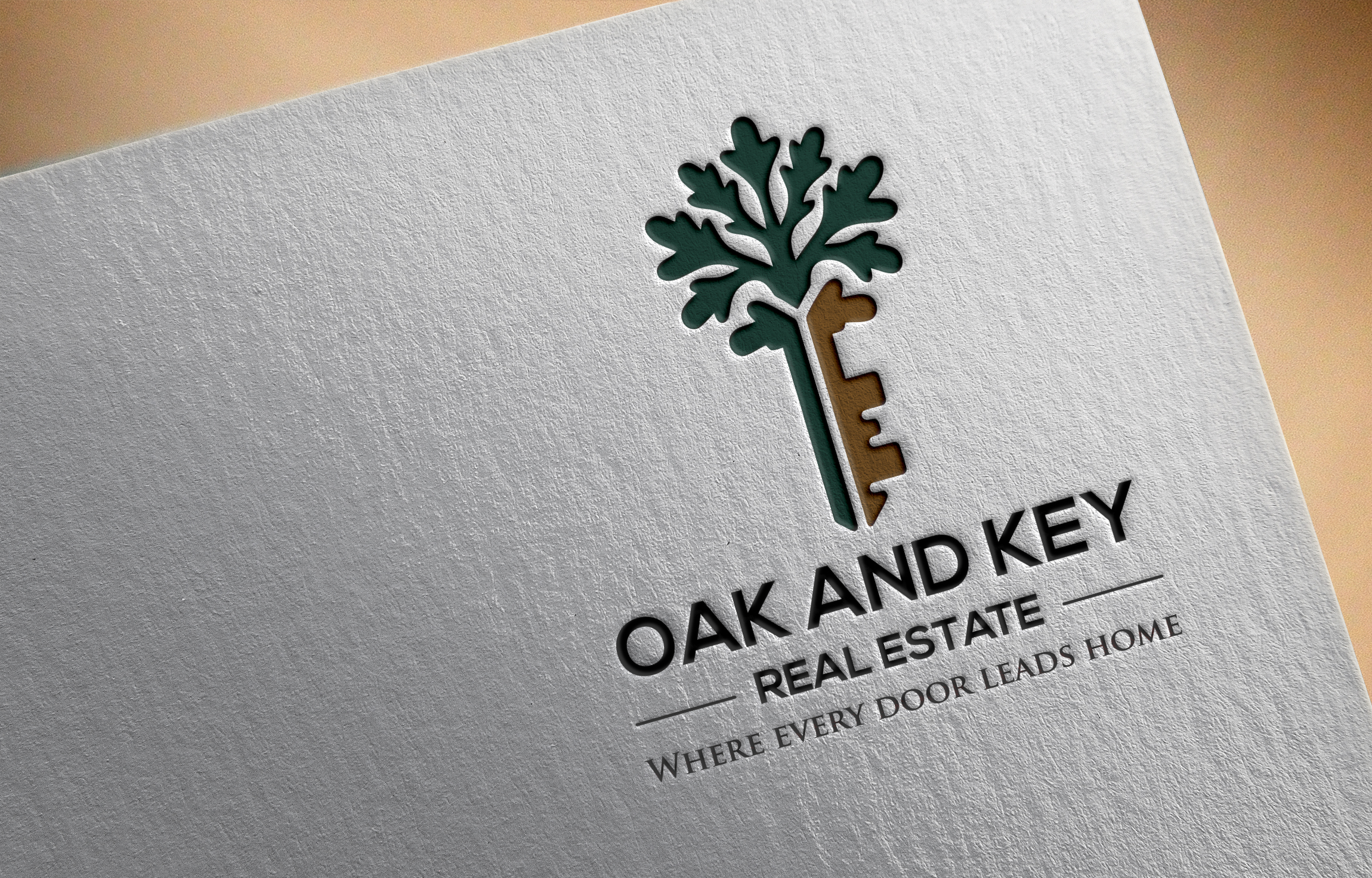 Logo Design by PD_Designs for Oak and Key Real Estate  | Design #36083897