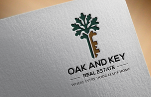 Logo Design by PD_Designs for Oak and Key Real Estate  | Design: #36083897