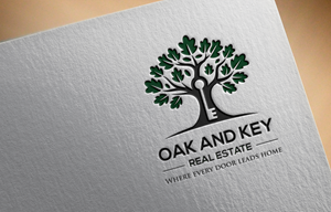 Logo Design by PD_Designs for Oak and Key Real Estate  | Design: #36083902