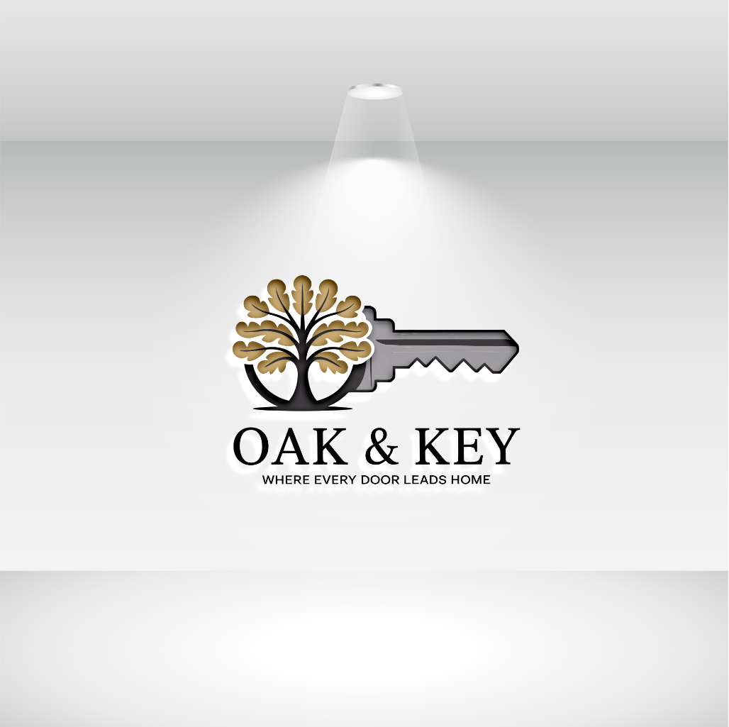 Logo Design by Scarlett Designs for Oak and Key Real Estate  | Design #36073297