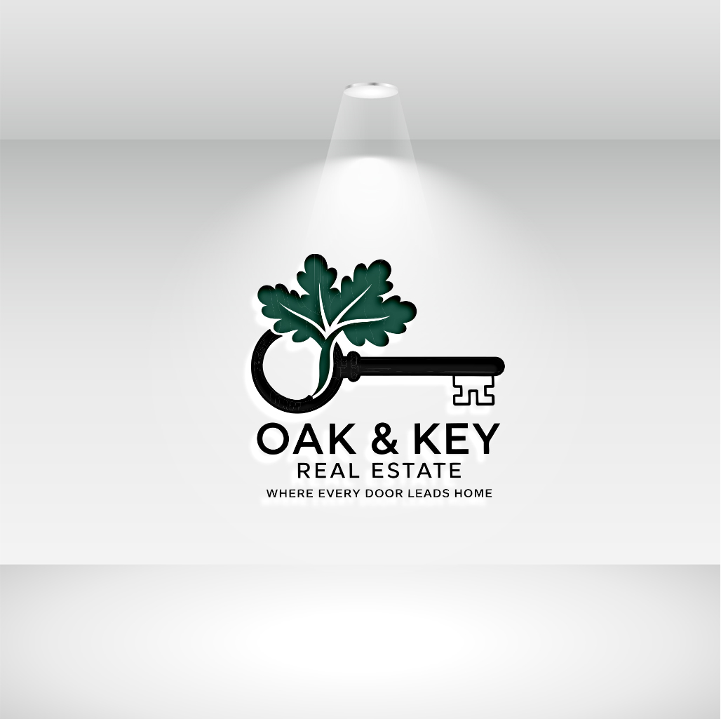 Logo Design by Scarlett Designs for Oak and Key Real Estate  | Design #36073299