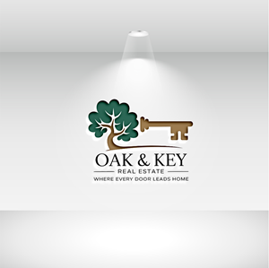 Diseño de Logo por Scarlett Designs para Oak and Key Real Estate  | Diseño: #36073300