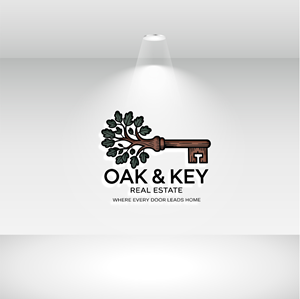 Diseño de Logo por Scarlett Designs para Oak and Key Real Estate  | Diseño: #36073302