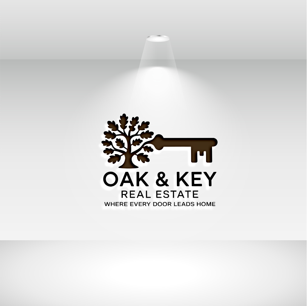 Diseño de Logo por Scarlett Designs para Oak and Key Real Estate  | Diseño #36073303
