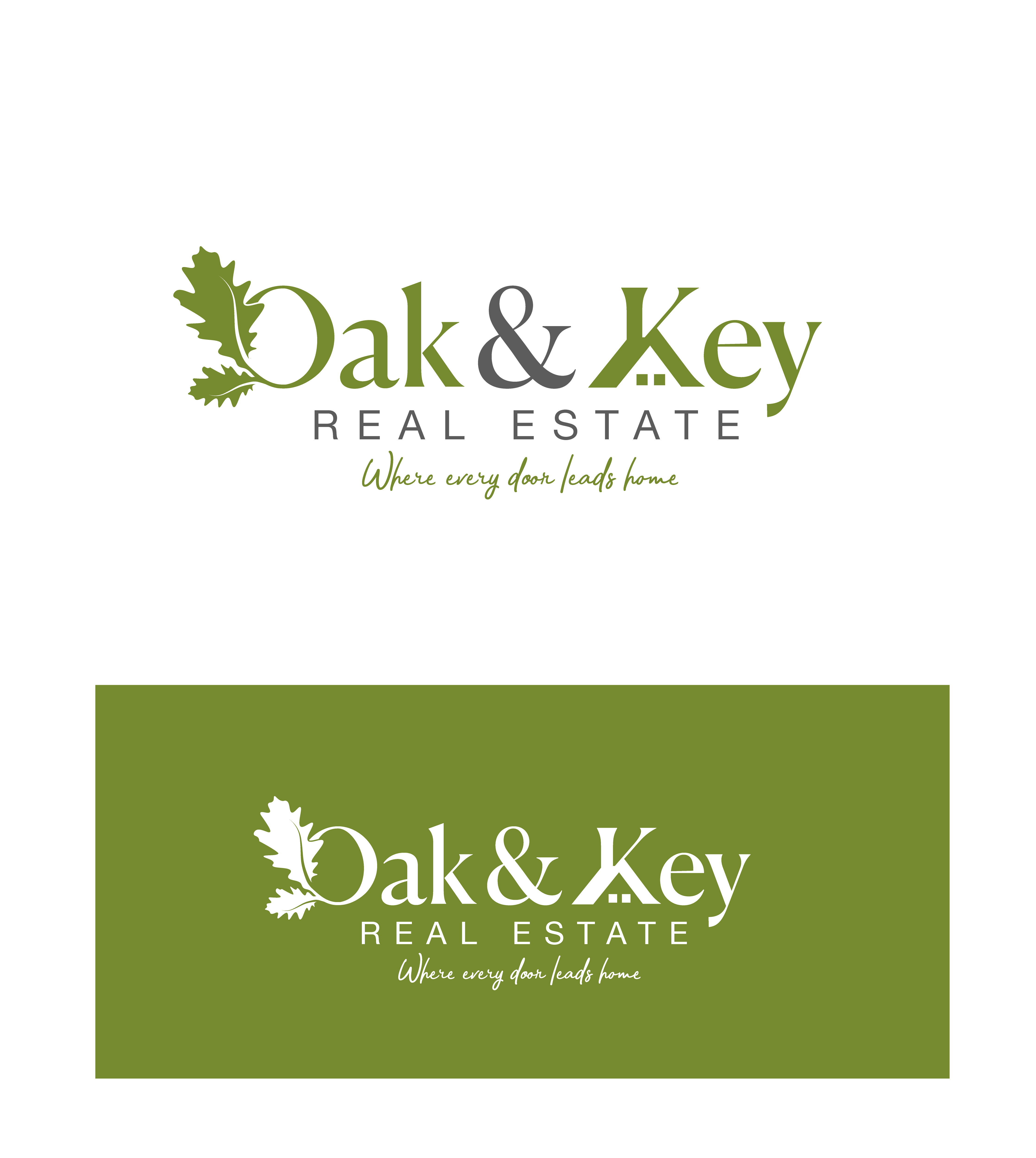 Design de Logo par Pen_art0 pour Oak and Key Real Estate  | Design #36067539