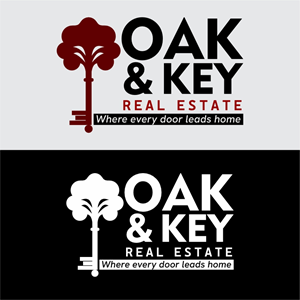Logo Design by kara for Oak and Key Real Estate  | Design: #36073286