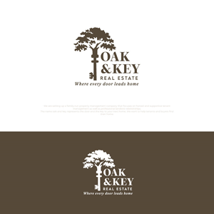 Logo Design by Timefortheweb for Oak and Key Real Estate  | Design #36068315