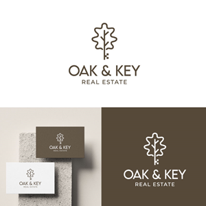 Logo Design by Timefortheweb for Oak and Key Real Estate  | Design: #36068317