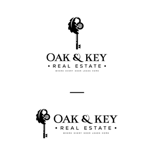 Logo-Design von debdesign für Oak and Key Real Estate  | Design: #36069881