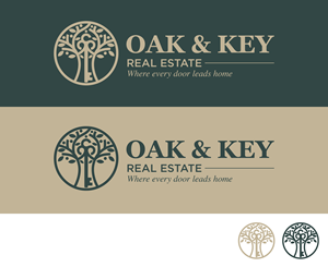 Diseño de Logo por Grafactory para Oak and Key Real Estate  | Diseño: #36073666