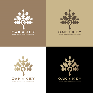 Logo Design by anonrotide for Oak and Key Real Estate  | Design #36108097