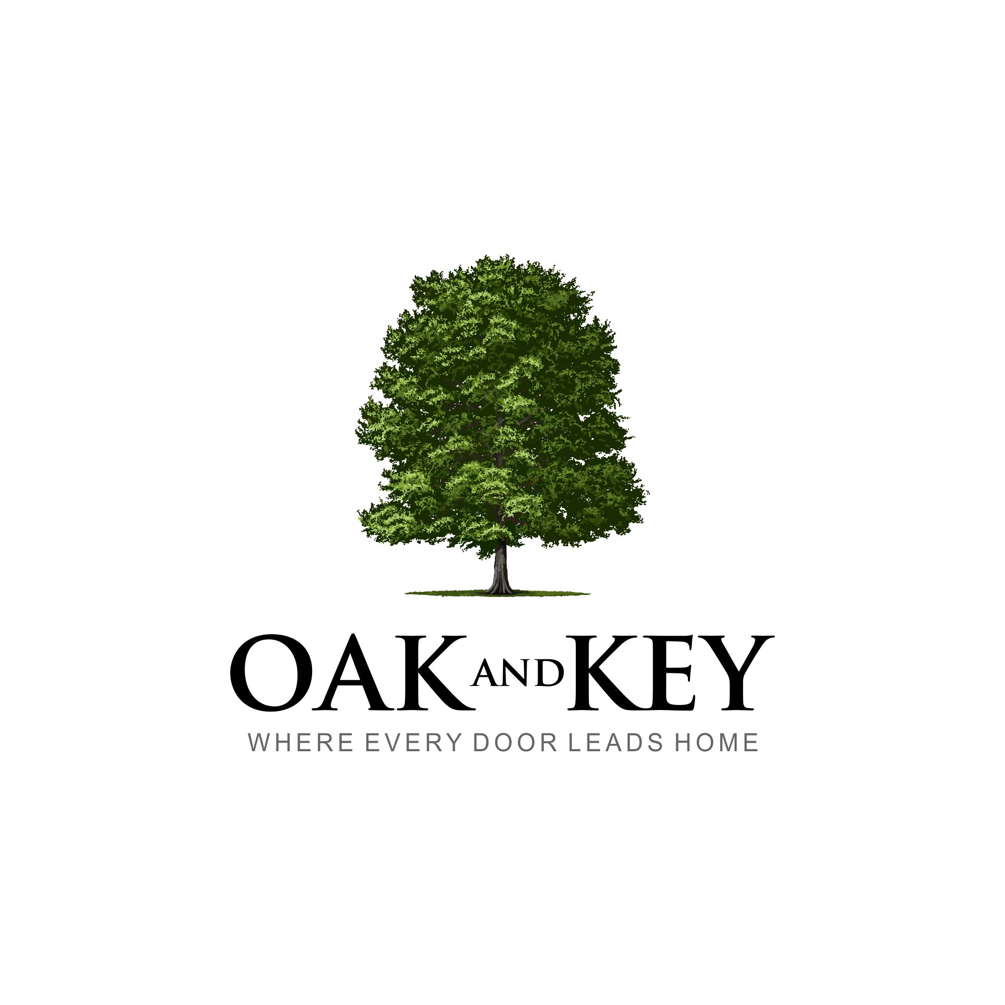 Logo Design by agustian spades for Oak and Key Real Estate  | Design #36106407