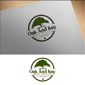 Logo-Design von fly  design für Oak and Key Real Estate  | Design: #36069360