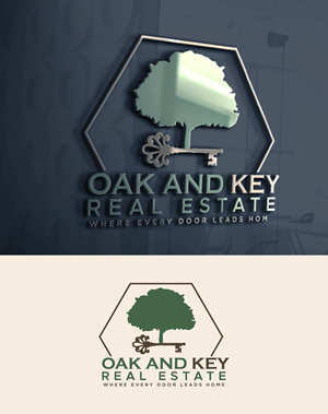 Logo-Design von fly  design für Oak and Key Real Estate  | Design: #36069361