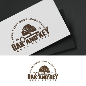 Logo-Design von fly  design für Oak and Key Real Estate  | Design: #36069362