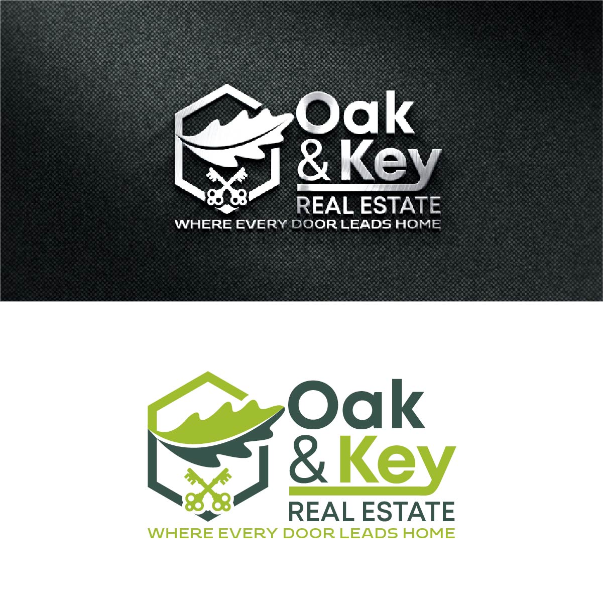 Logo-Design von fly  design für Oak and Key Real Estate  | Design #36069372