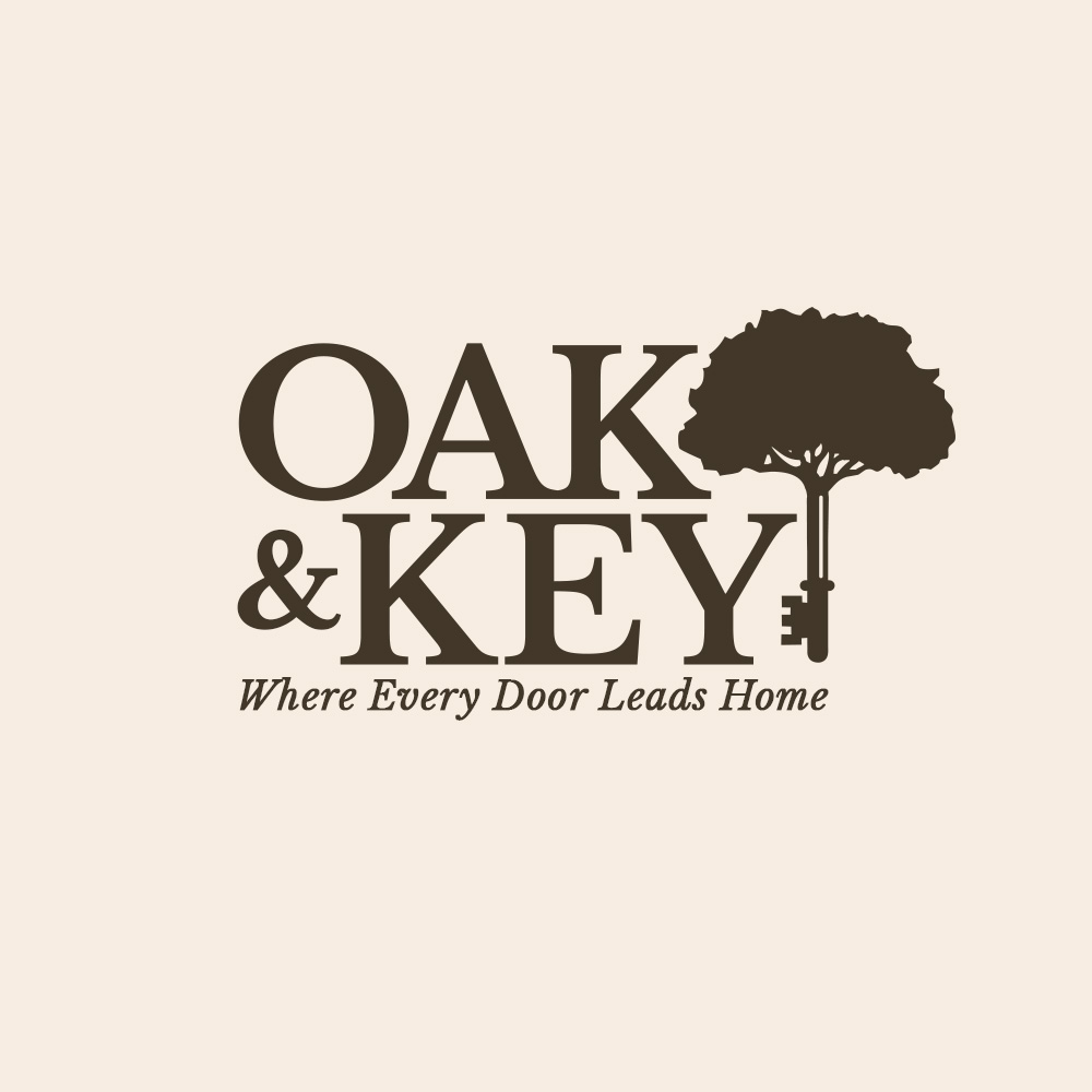 Diseño de Logo por PsyPen para Oak and Key Real Estate  | Diseño #36068596