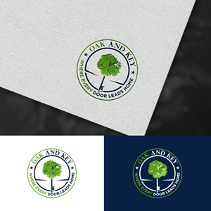 Diseño de Logo por DesignLima para Oak and Key Real Estate  | Diseño: #36074459