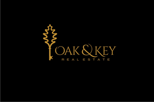 Logo Design by iamrady for Oak and Key Real Estate  | Design: #36090920