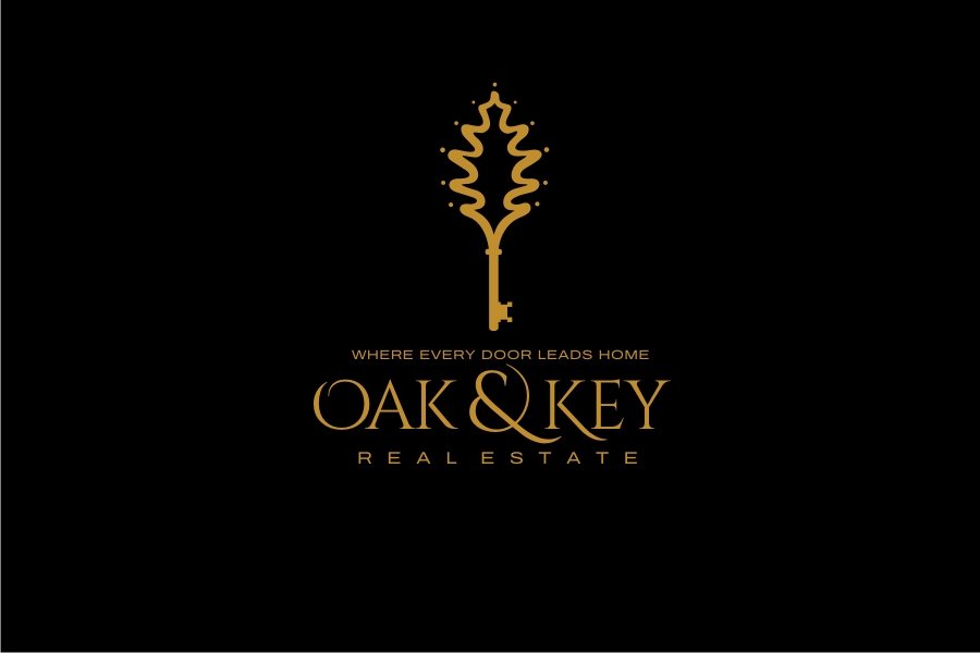 Logo Design by iamrady for Oak and Key Real Estate  | Design #36094391