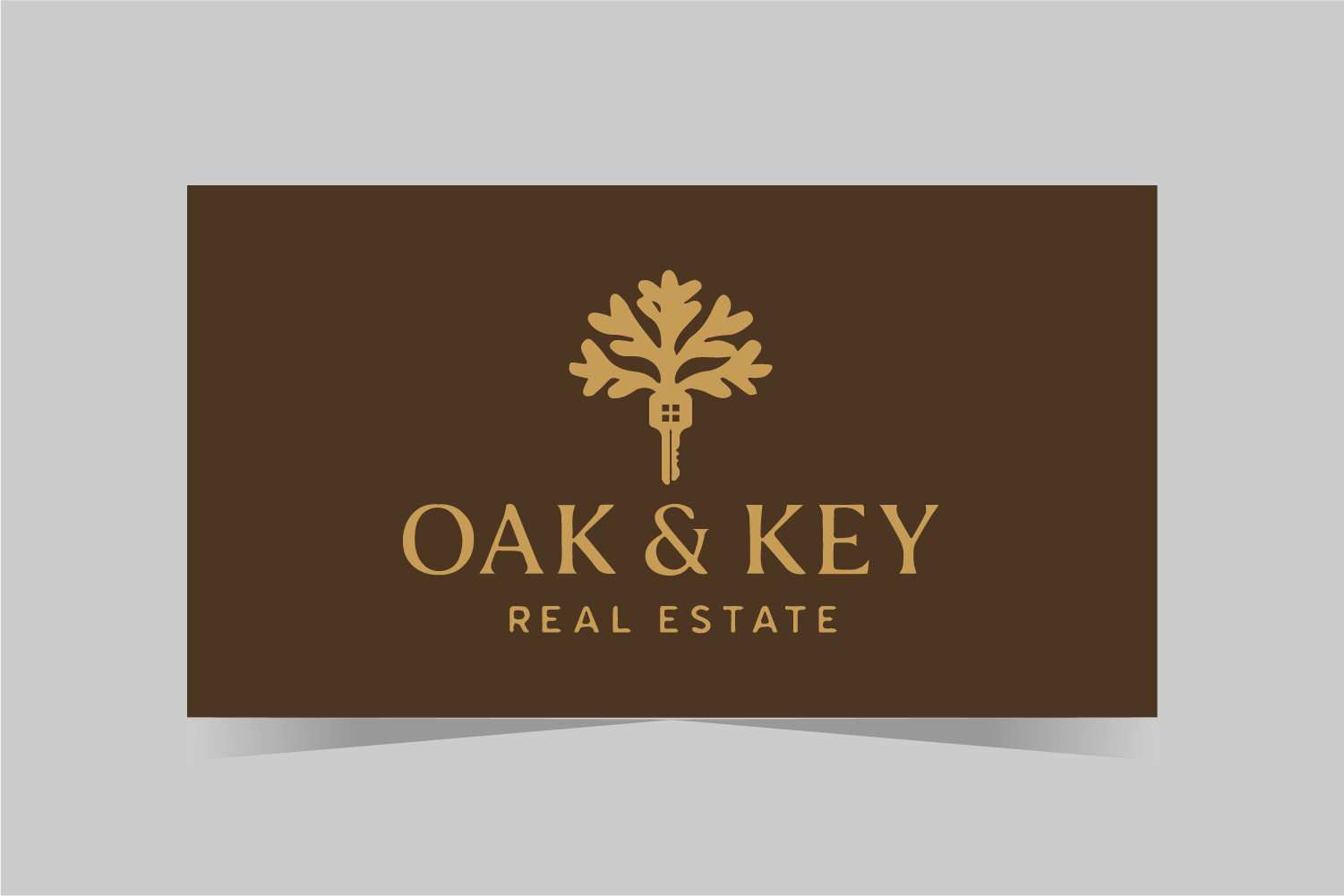Logo Design by ARTLANTIES for Oak and Key Real Estate  | Design #36104389