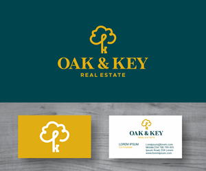 Logo-Design von MBARO für Oak and Key Real Estate  | Design: #36108330