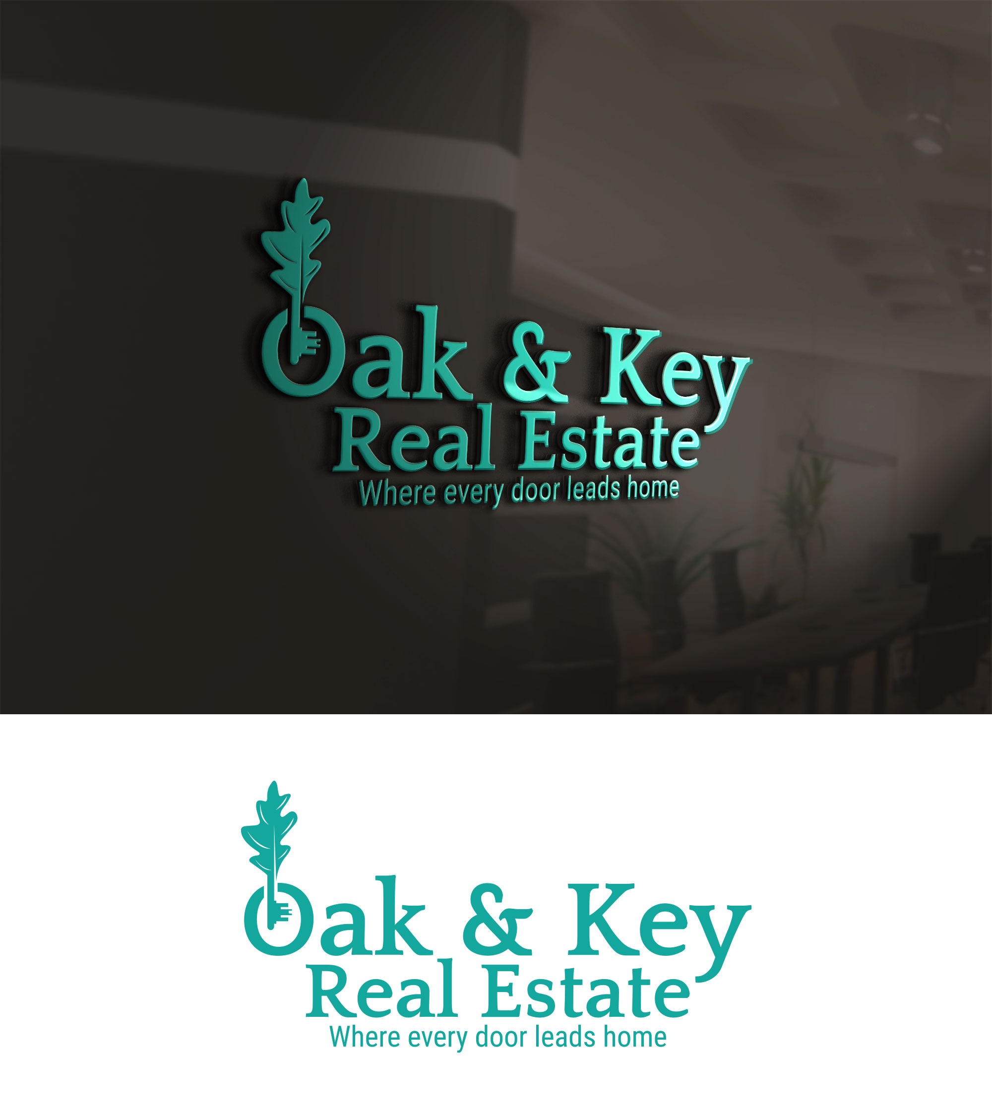 Design de Logo par Impressive Designs pour Oak and Key Real Estate  | Design #36068518
