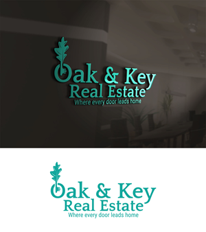 Logo Design by Impressive Designs for Oak and Key Real Estate  | Design #36068518
