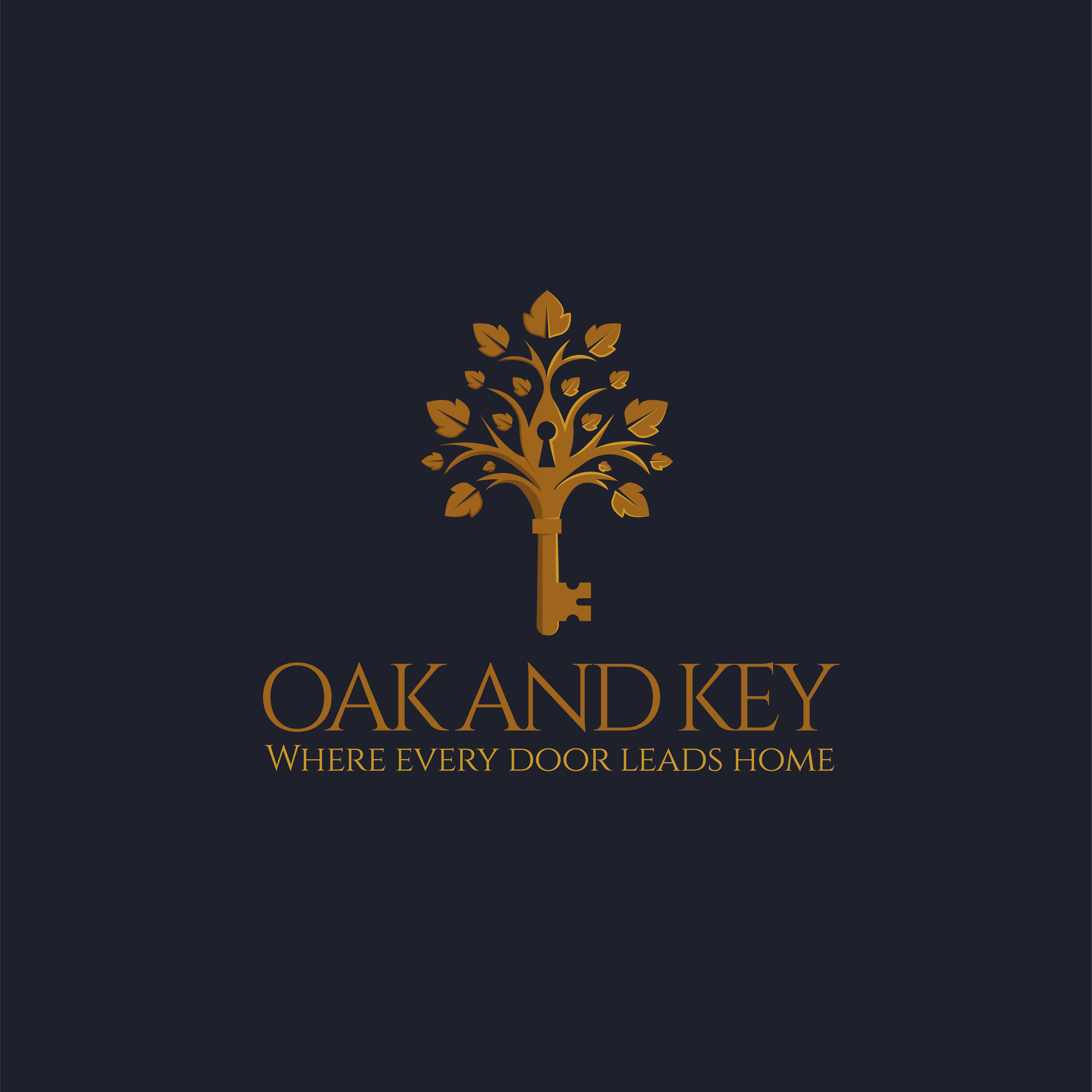 Logo Design by ares_h1 for Oak and Key Real Estate  | Design #36069347