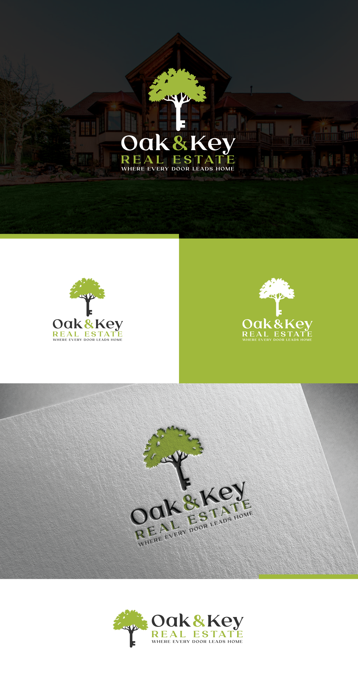 Logo Design by creativepix for Oak and Key Real Estate  | Design #36066566